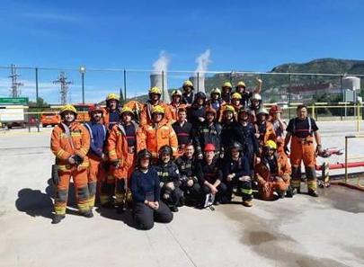 El Consorcio Provincial de Bomberos de Valencia recibe formación y realiza prácticas en la central nuclear de Cofrentes