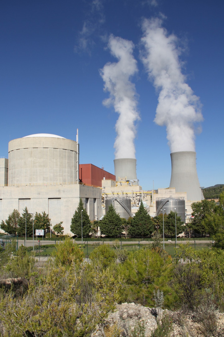 Disposición de los edificios en la Central Nuclear Cofrentes