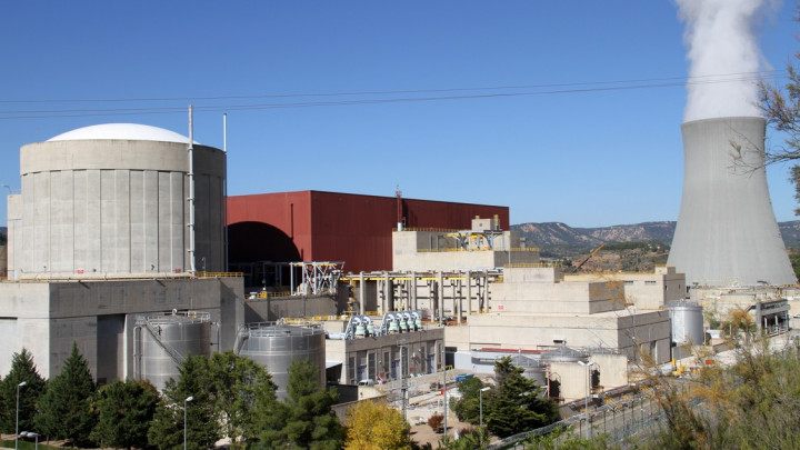 Panoramic photo of the Cofrentes nuclear power plant